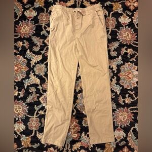 Nordstrom Boys Elastic Waist Pull-on Khaki Chinos XL 14/16